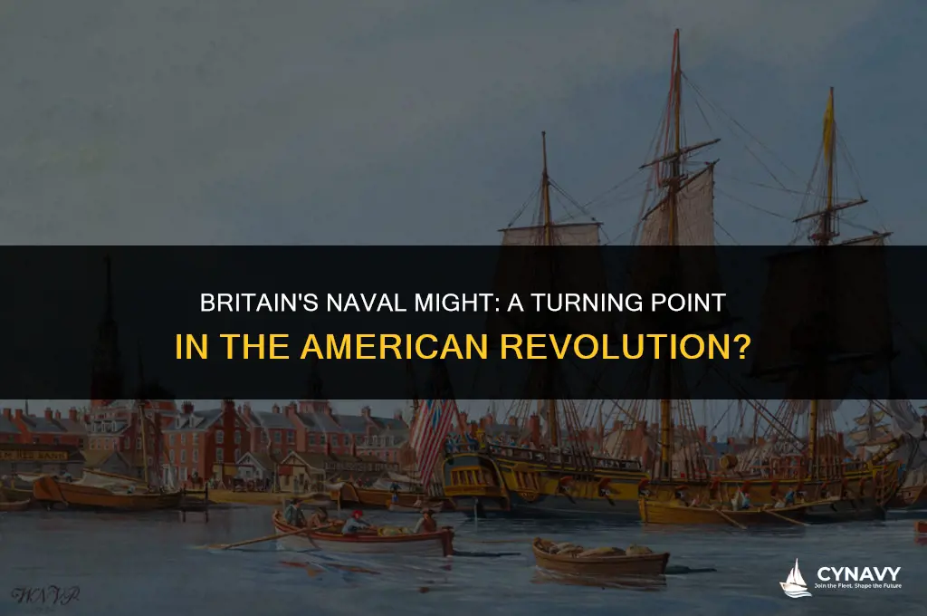 did the british navy do anything during the american revolution