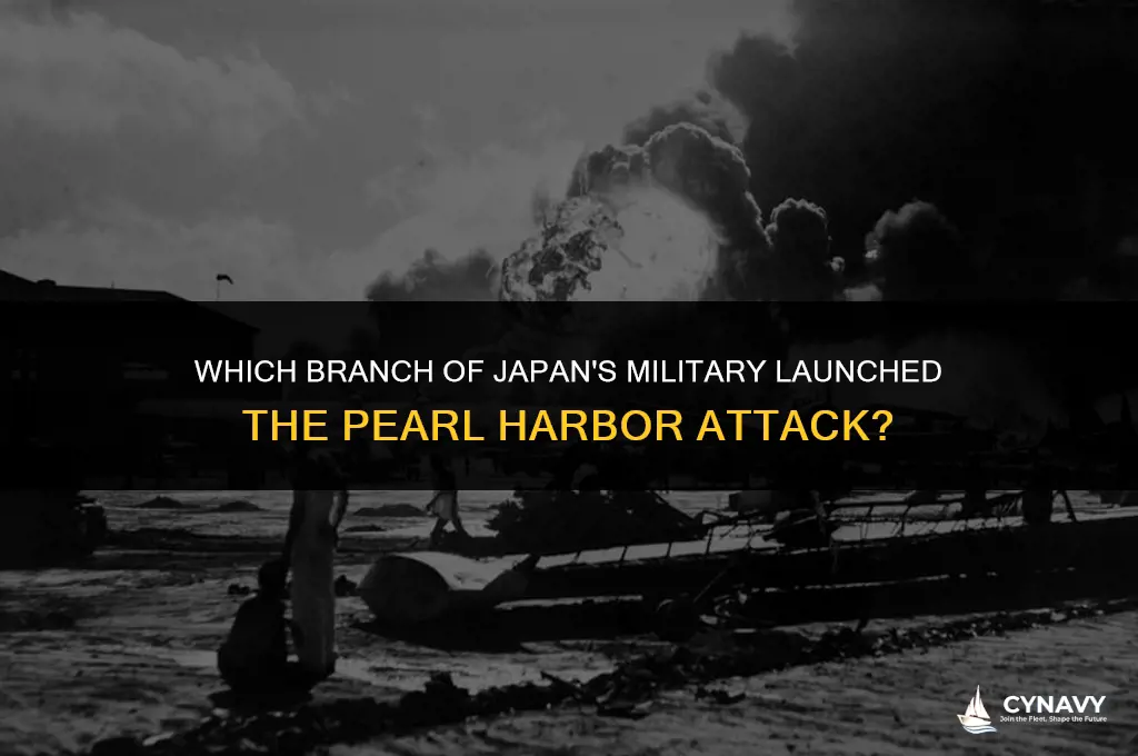 did the japanese navy or airforce bomb pearl harbor