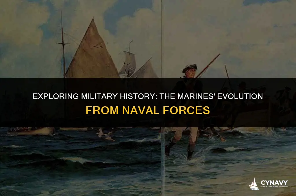 did the marines use to be part of the navy