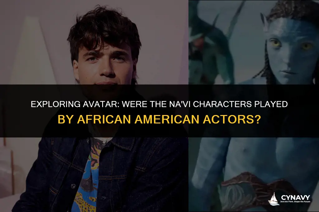 did the navi in avatar were played by african american
