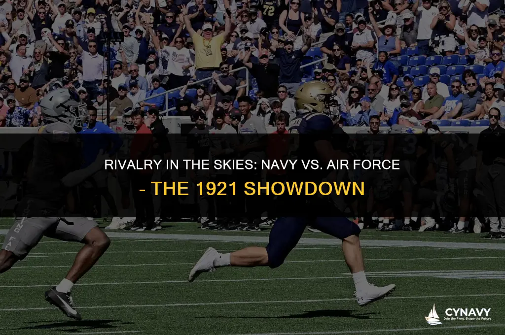did the navy beat the air force in 1921