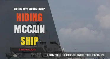 Navy Dismisses Rumors of McCain Ship Concealment from Trump