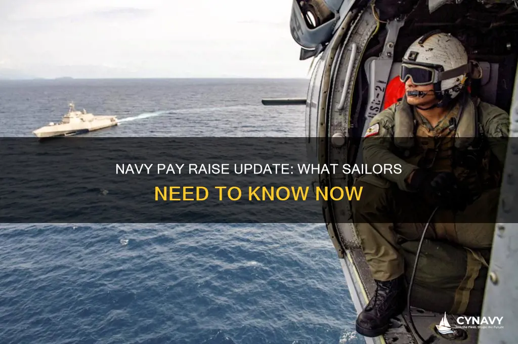 did the navy get a pay raise
