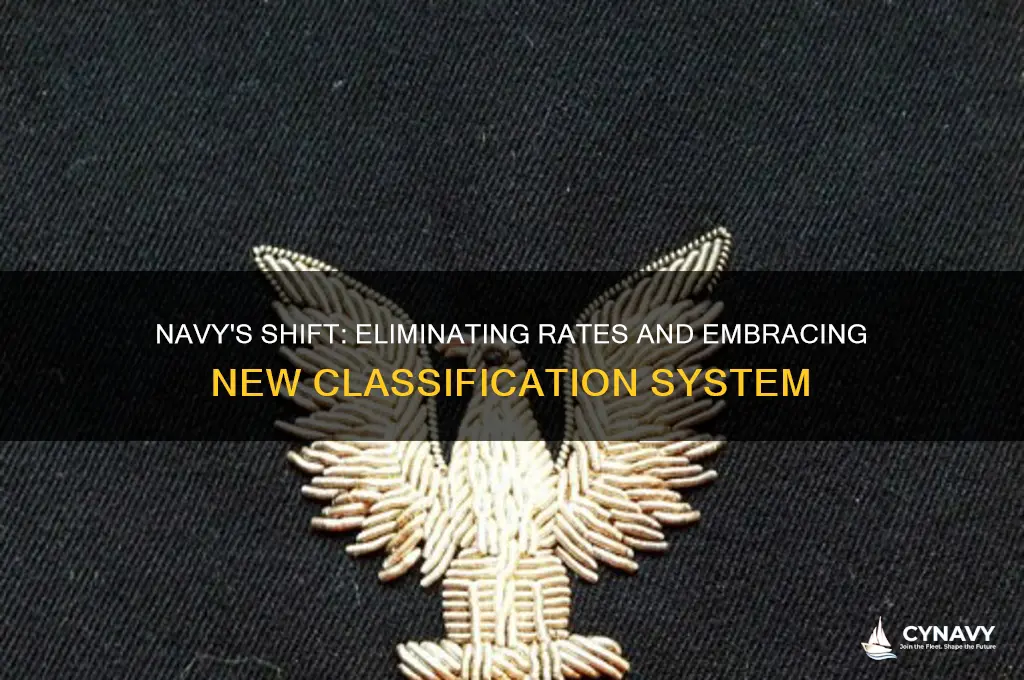 did the navy get rid of rates