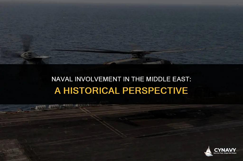 did the navy go to the middle east war