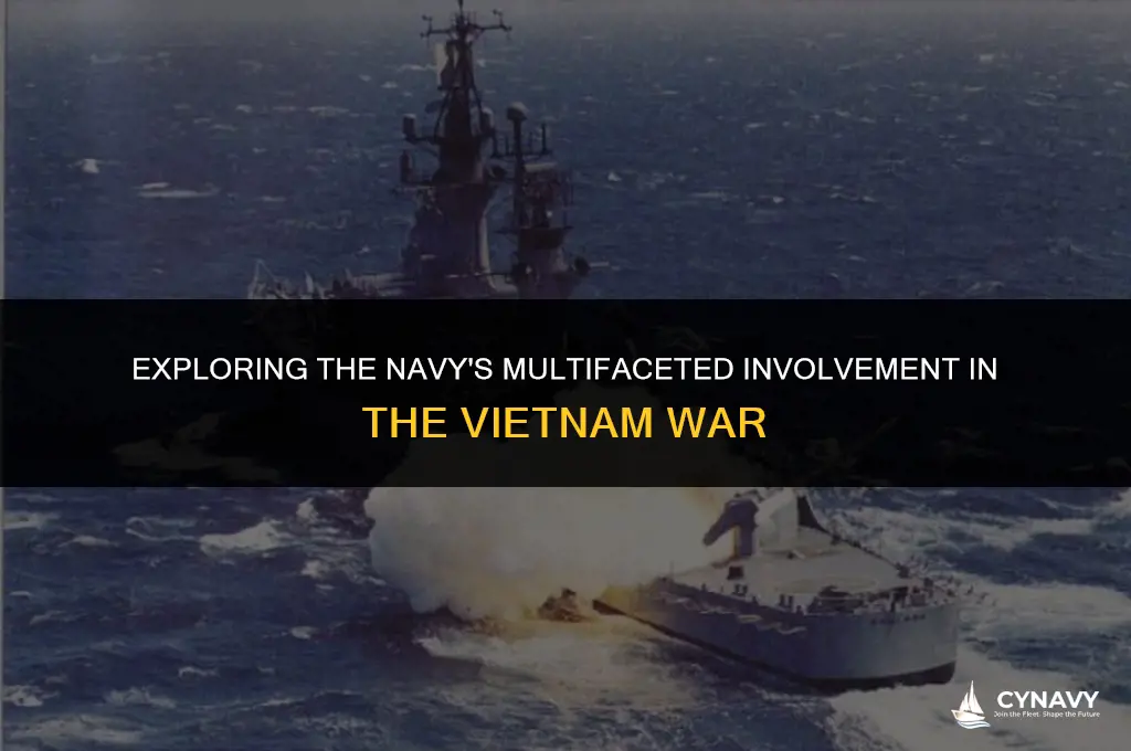 did the navy had three major roles in vietnam