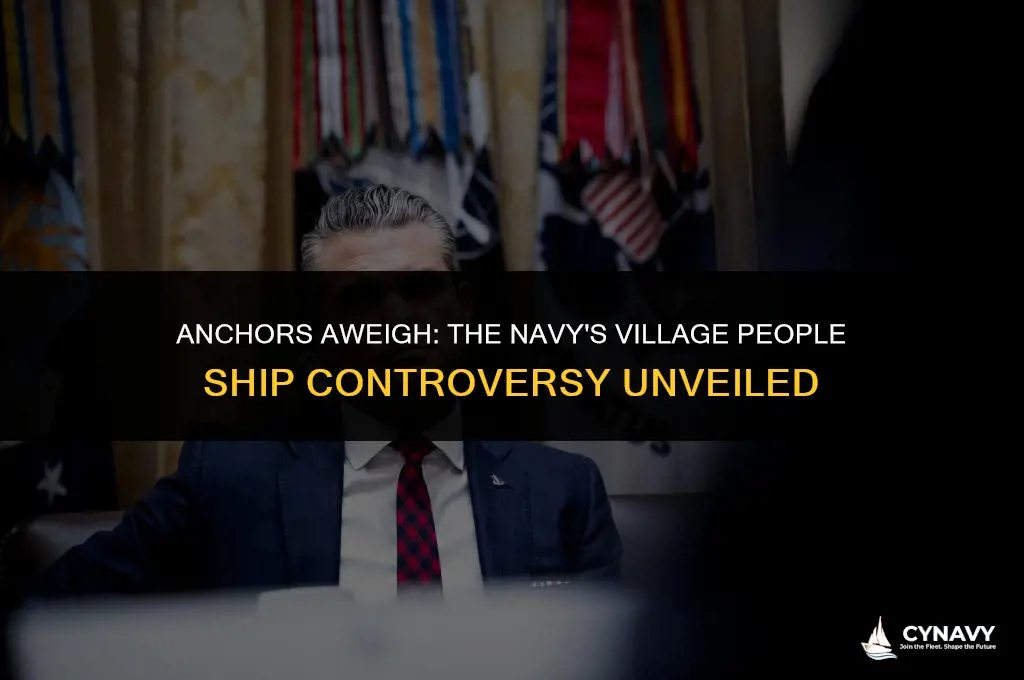 did the navy let the village people use the ship