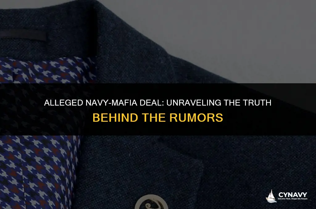 did the navy make a deal with the mafia