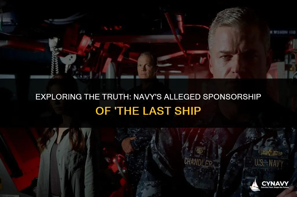 did the navy sponser the last ship tv show