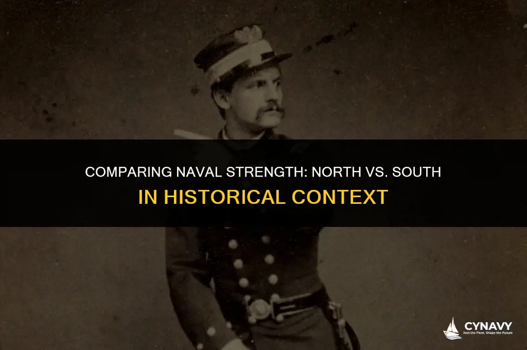 did the north have a stronger navy than the south