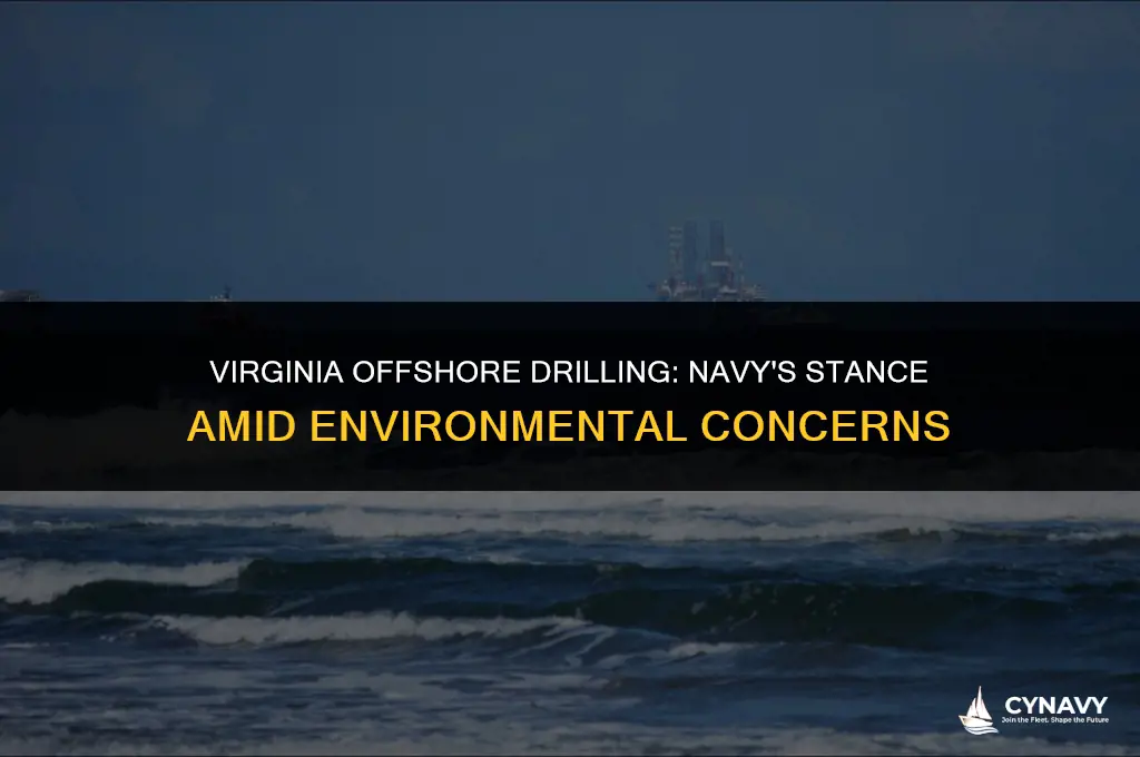 did the united states navy oppose drilling off virginia