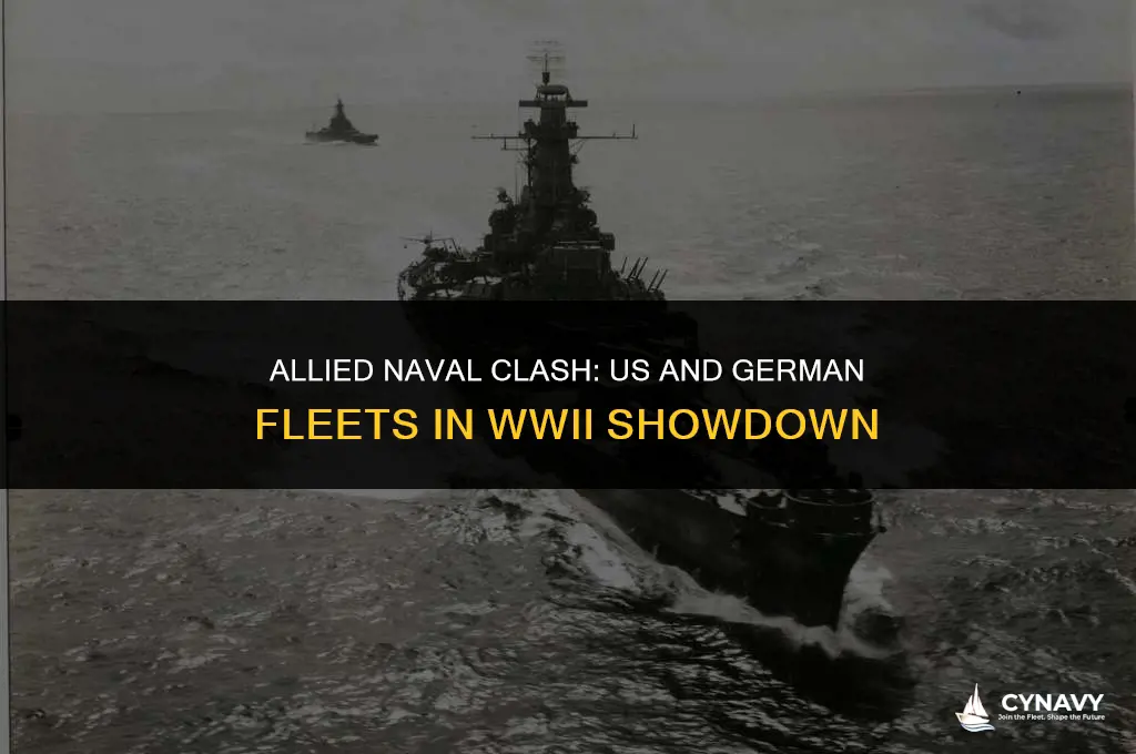 did the us navy face the german navy in ww2