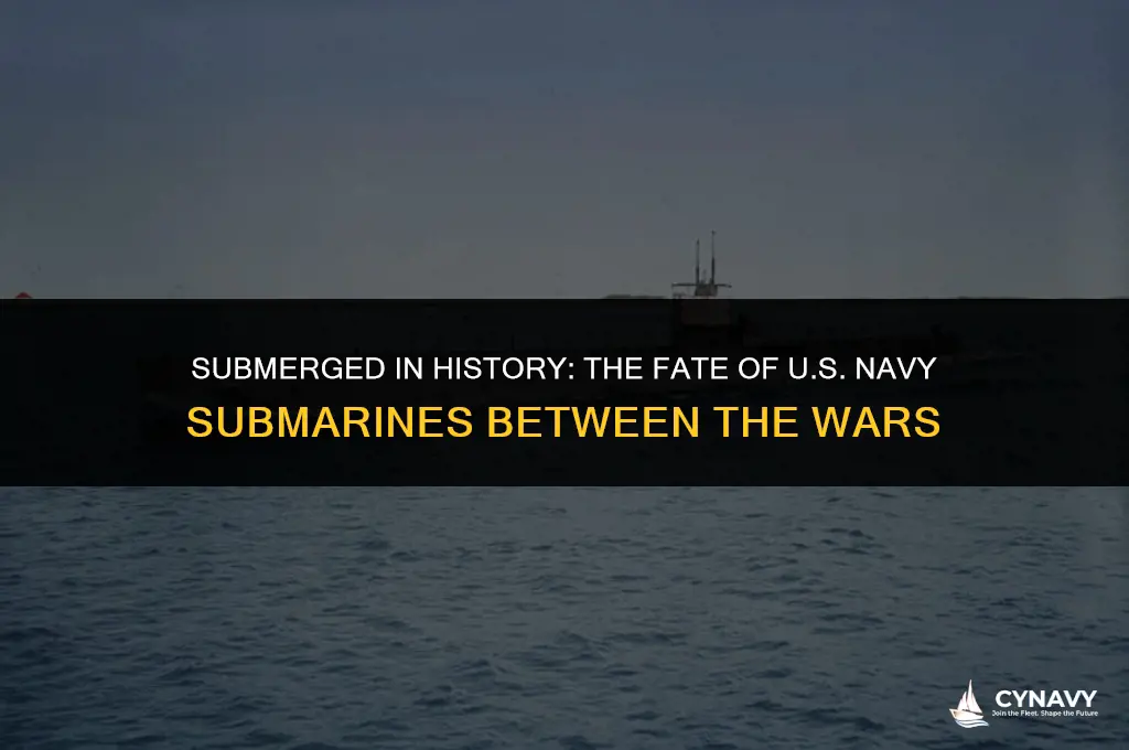 did the us navy mothball submarines in the interwar period