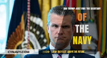 Trump's Decision: Secretary of the Navy Fired Amid Controversy