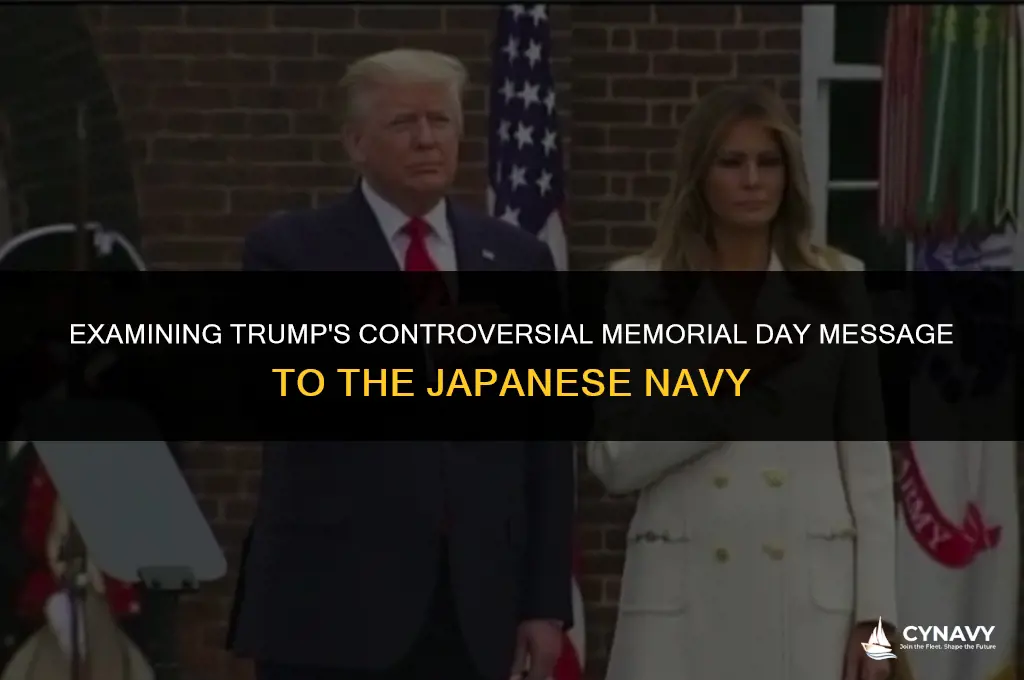 did trump really say happy memorial day to japanese navy