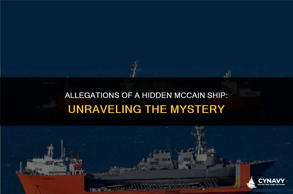 did us navy hide mc cain ship