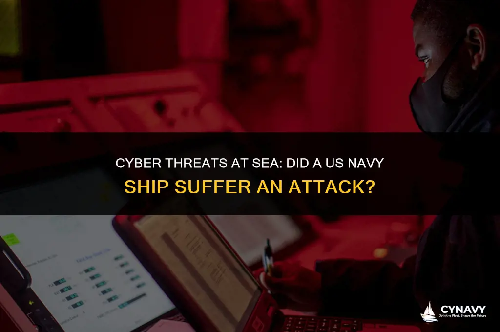 did us navy ship suffer cyber attack