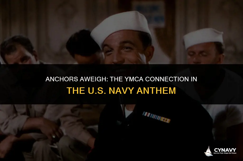 did us navy use ymca in the navy song