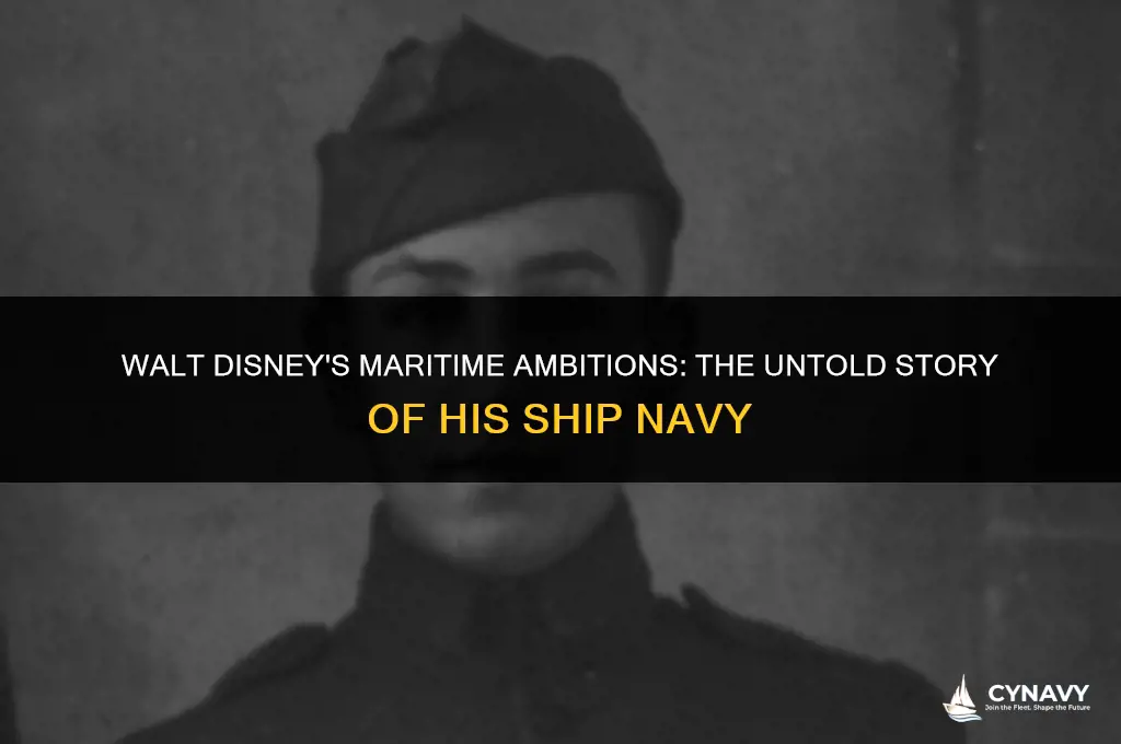 did walt disney build a ship navy