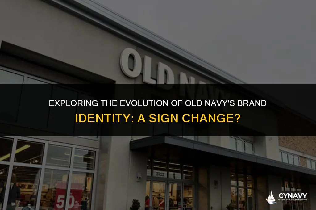 did wb pa old navy change its sign