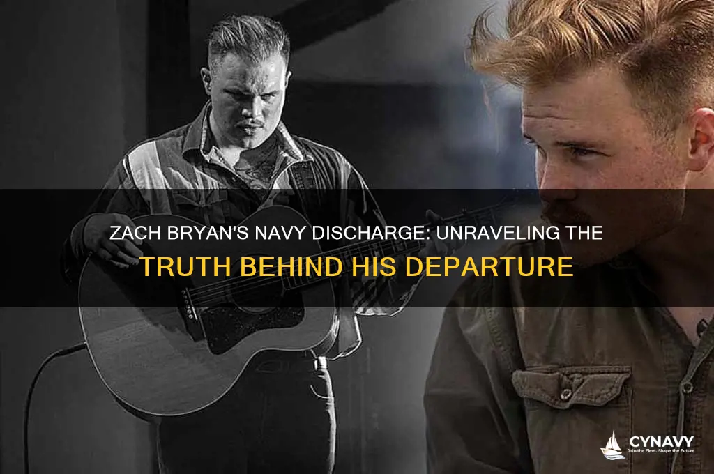 did zach bryan get discharged from the navy