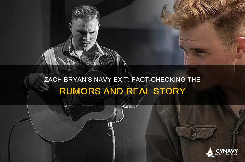 did zach bryan get kicked out of the navy