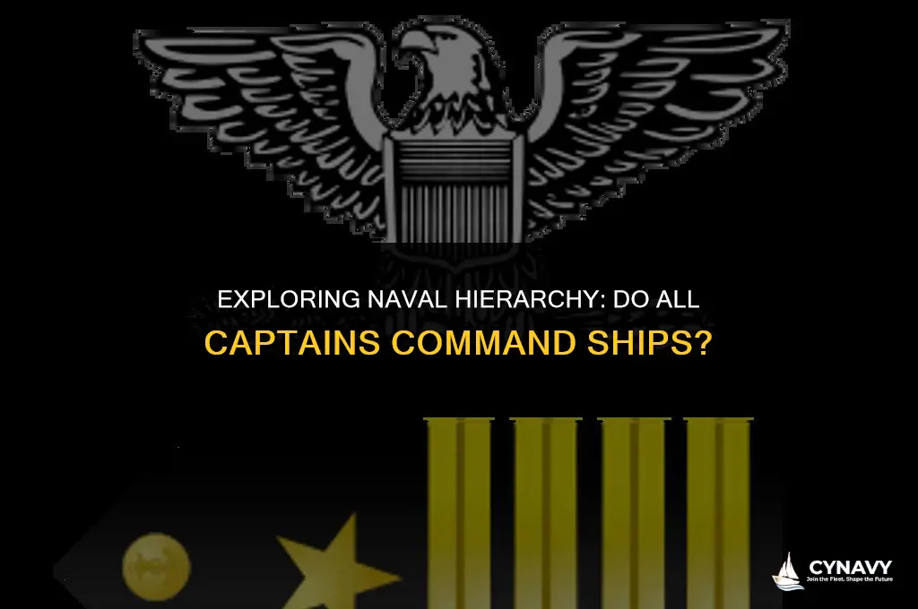 do all captains in the navy command a ship