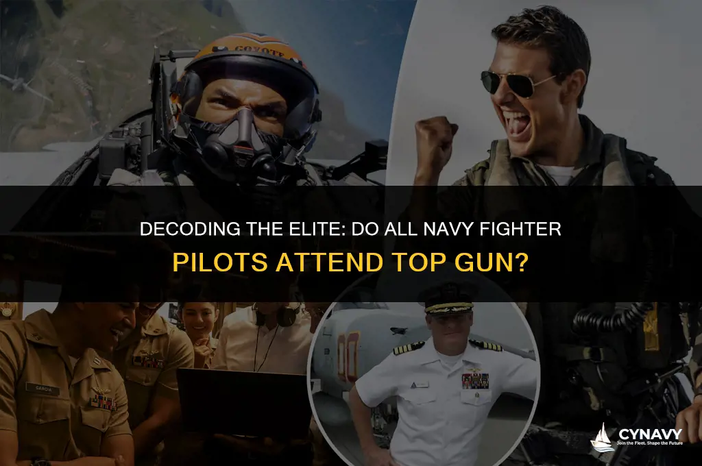 do all navy fighter pilots go to top gun