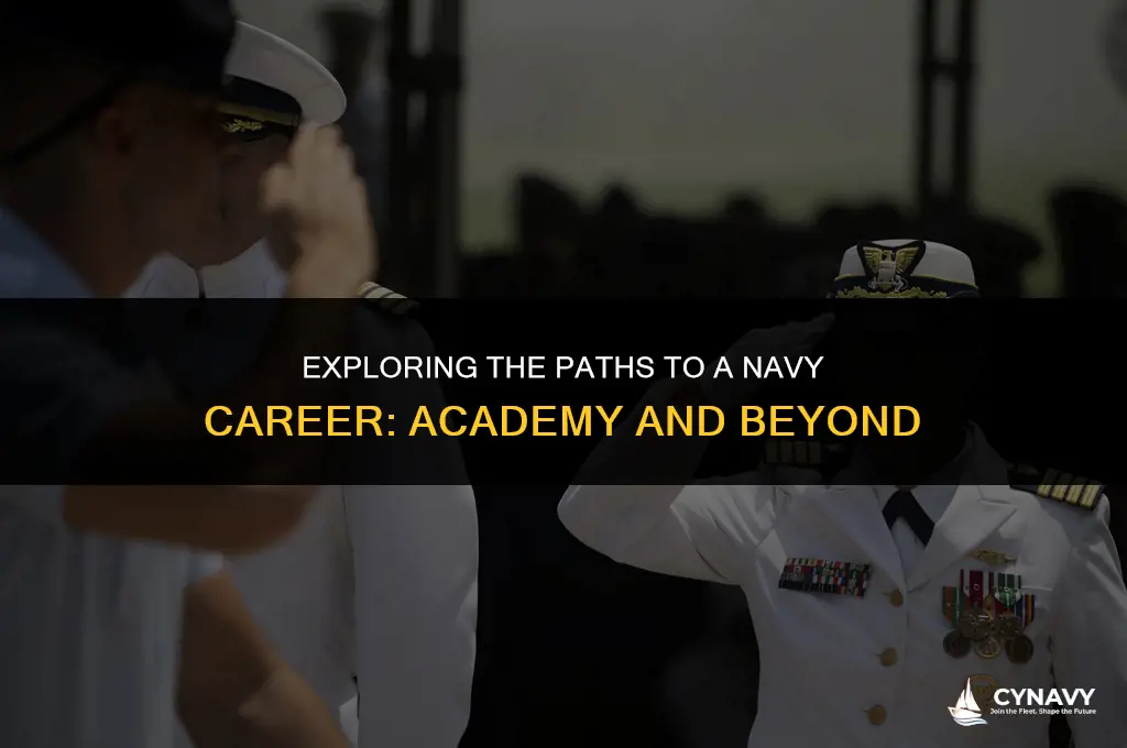 do all navy people go to the naval academy