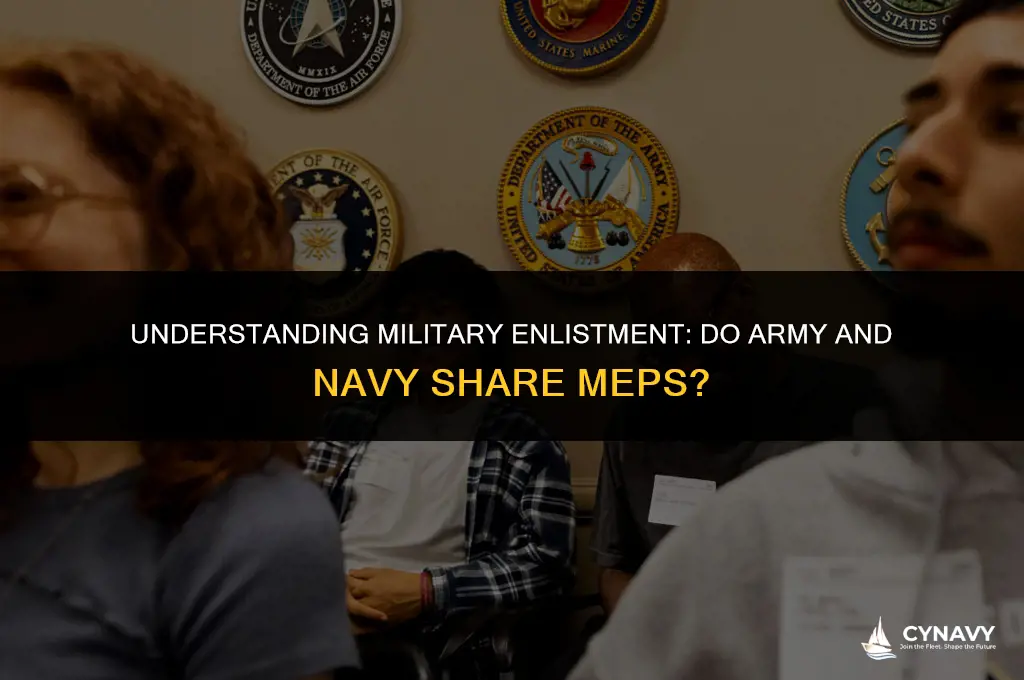 do army and navy go to the same meps
