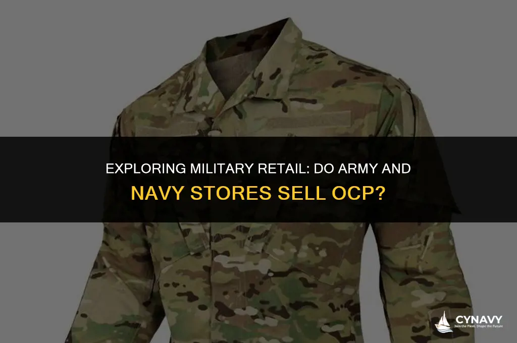 do army and navy stores sell ocp