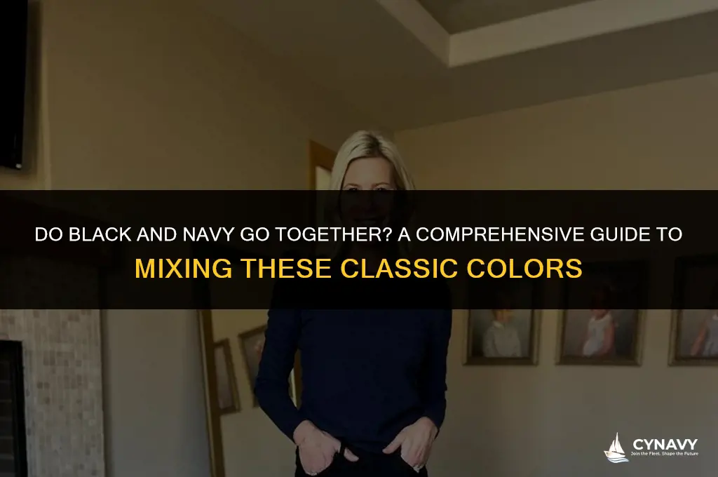 do black and navy go