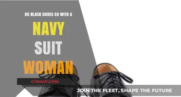 Elevate Your Style: Pairing Black Shoes with a Navy Suit for Women