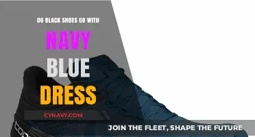 Elevate Your Style: Pairing Black Shoes with a Navy Blue Dress