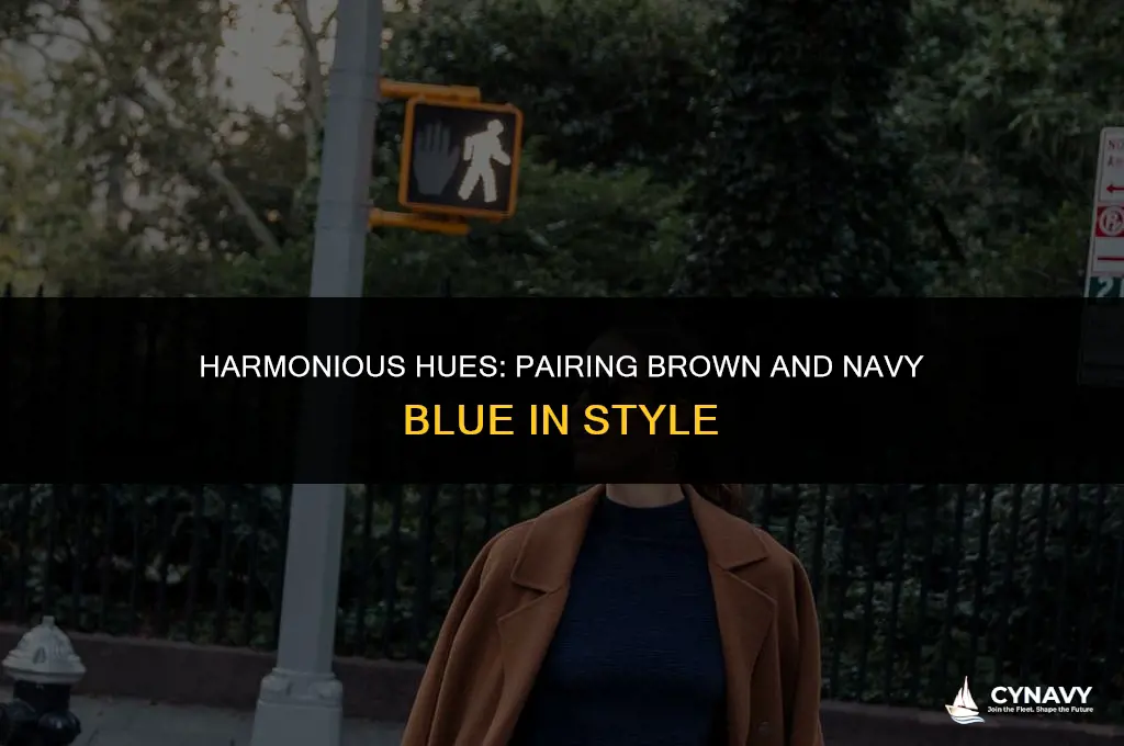 do brown and navy blue go together