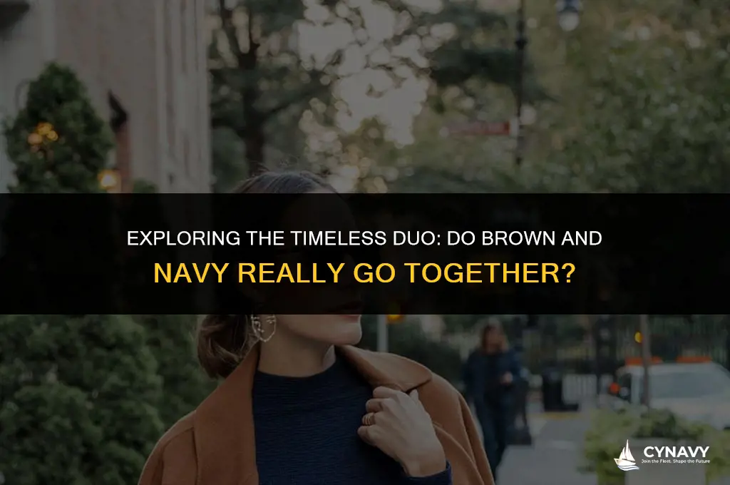 do brown and navy go