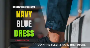 Elevate Your Style: Pairing Brown Shoes with a Navy Blue Dress