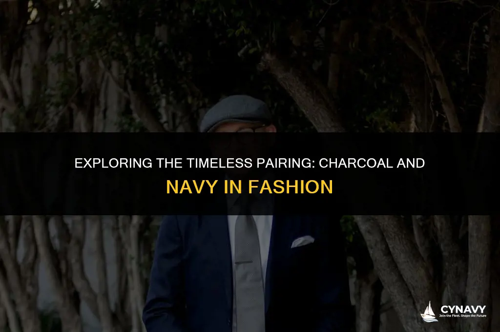 do charcoal and navy go together