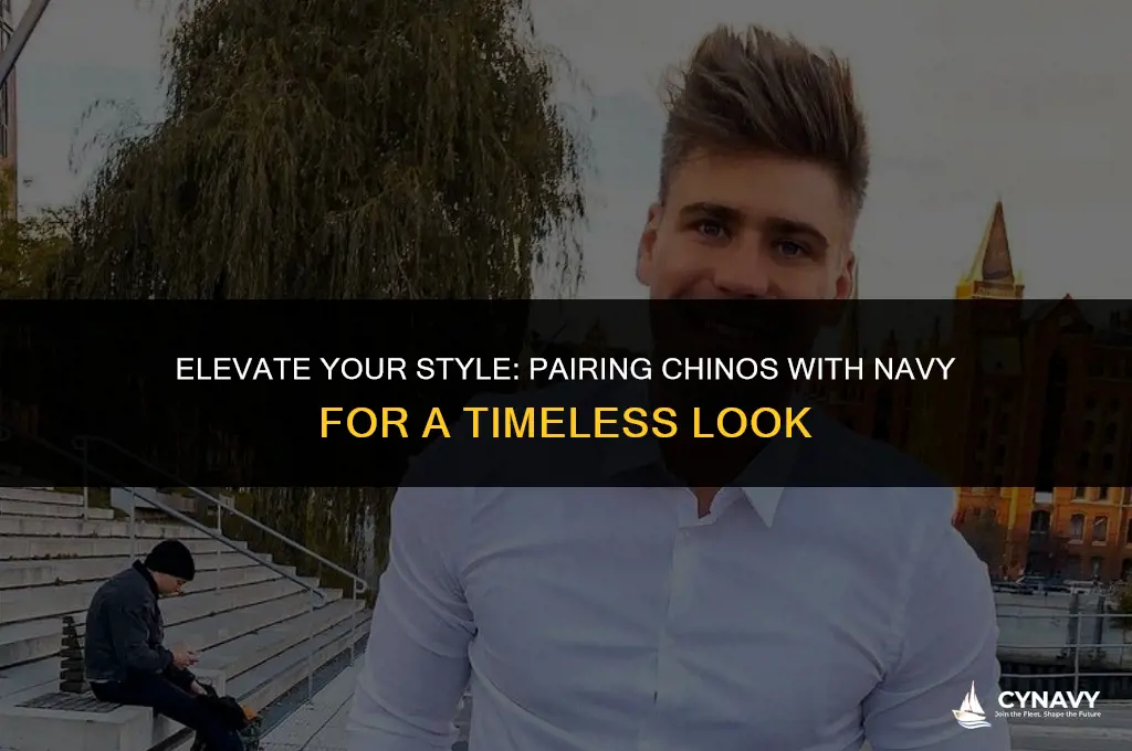 do chinos go with navy