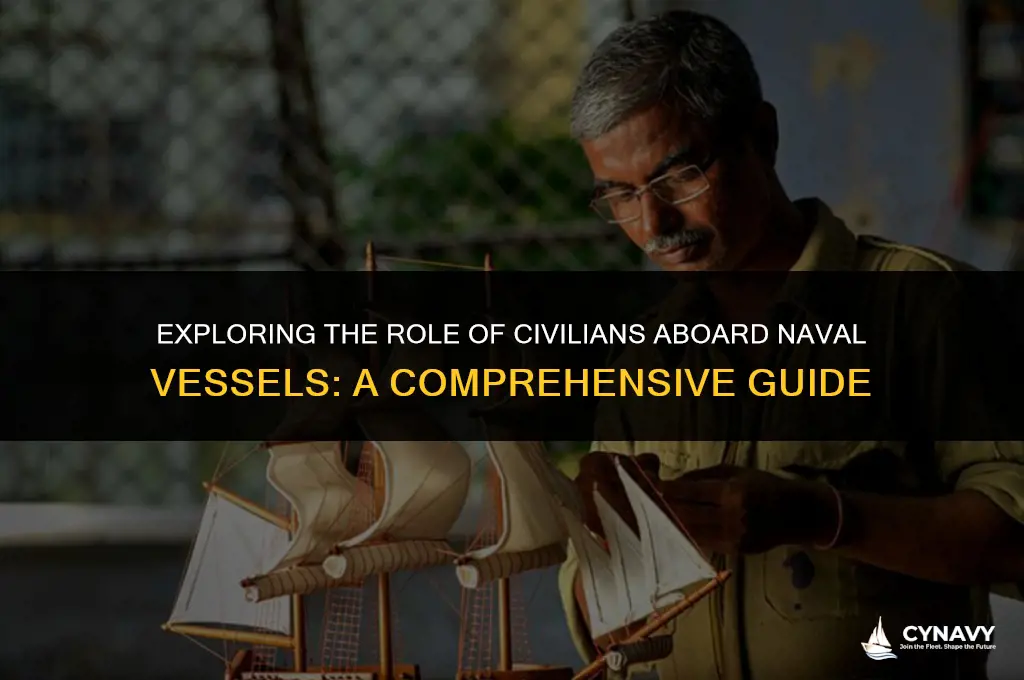 do civilians work on navy ships