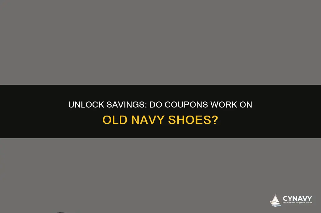do coupons work on old navy shoes