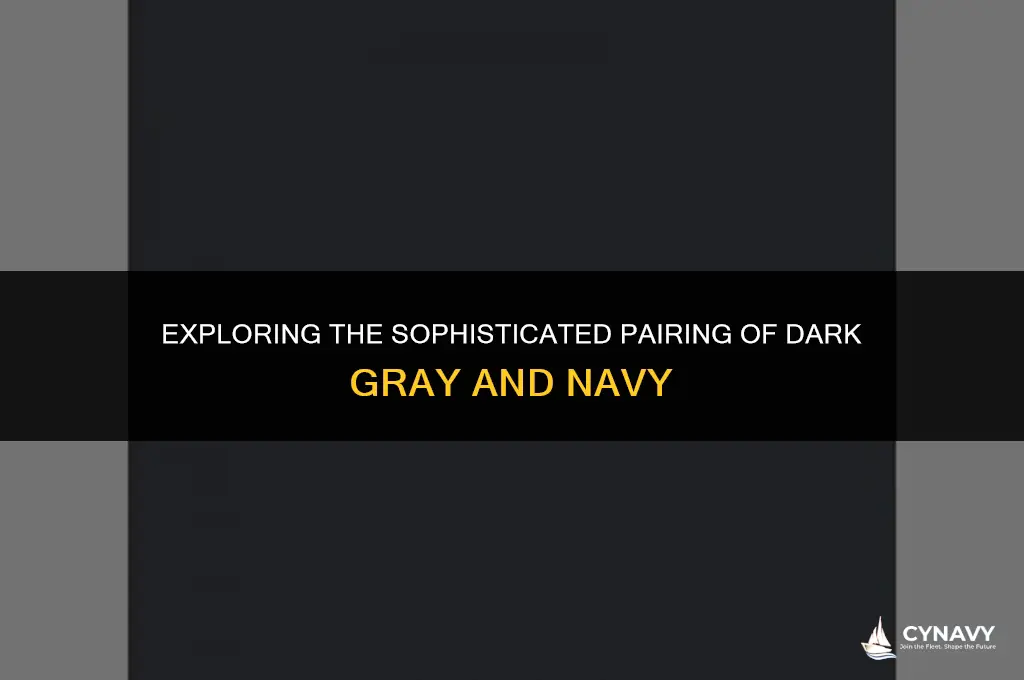 do dark gray and navy go together
