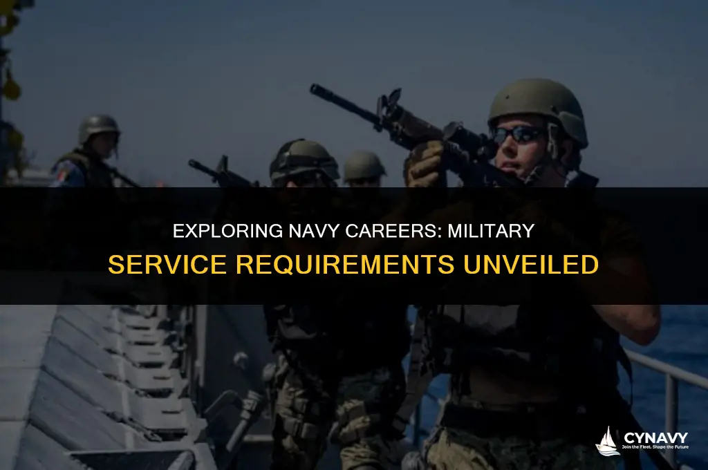do department of the navy jobs need military service