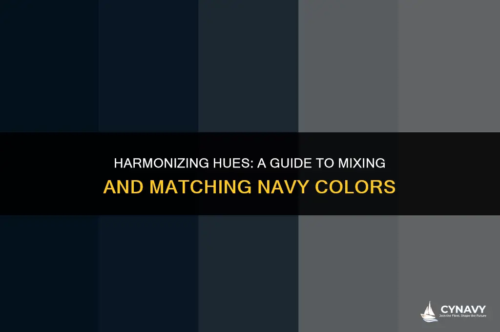 do different color navy match
