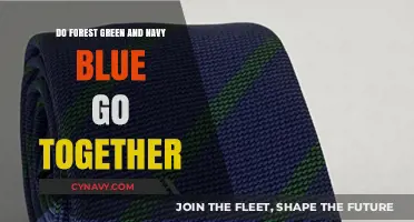 Exploring the Harmony of Forest Green and Navy Blue