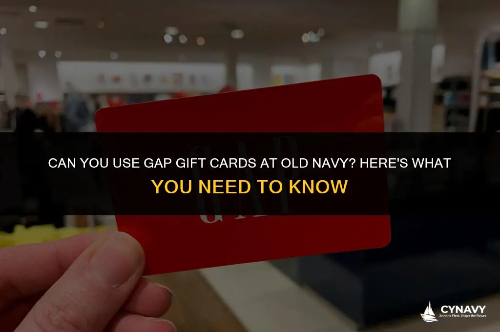 do gap gift cards work at old navy