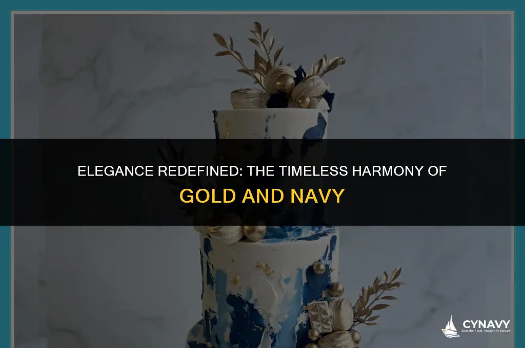 do gold and navy go together