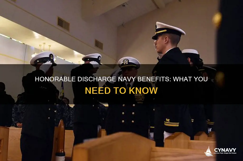 do honorable discharge get benefits navy