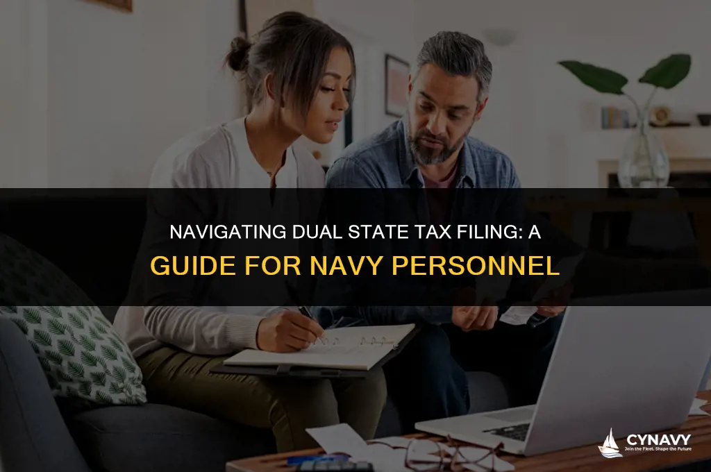 do i have to file taxes in two states navy