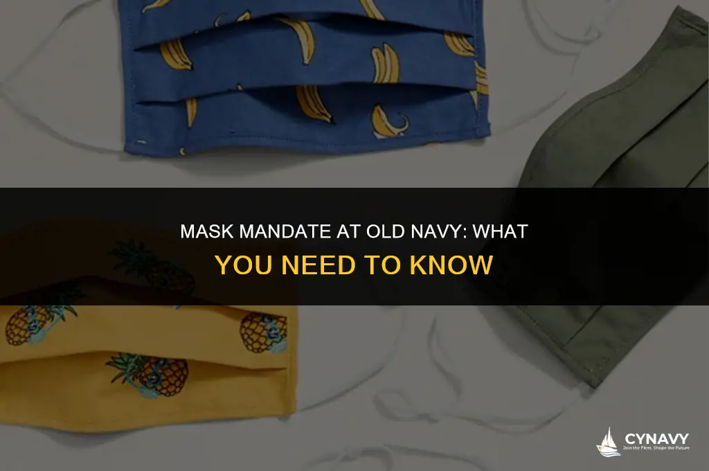 do i have to wear a mask at old navy